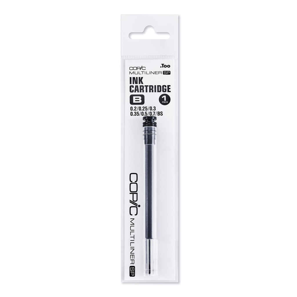 Copic Multiliner SP Refill Ink Cartridge Black B (All Other Sizes)**ND**