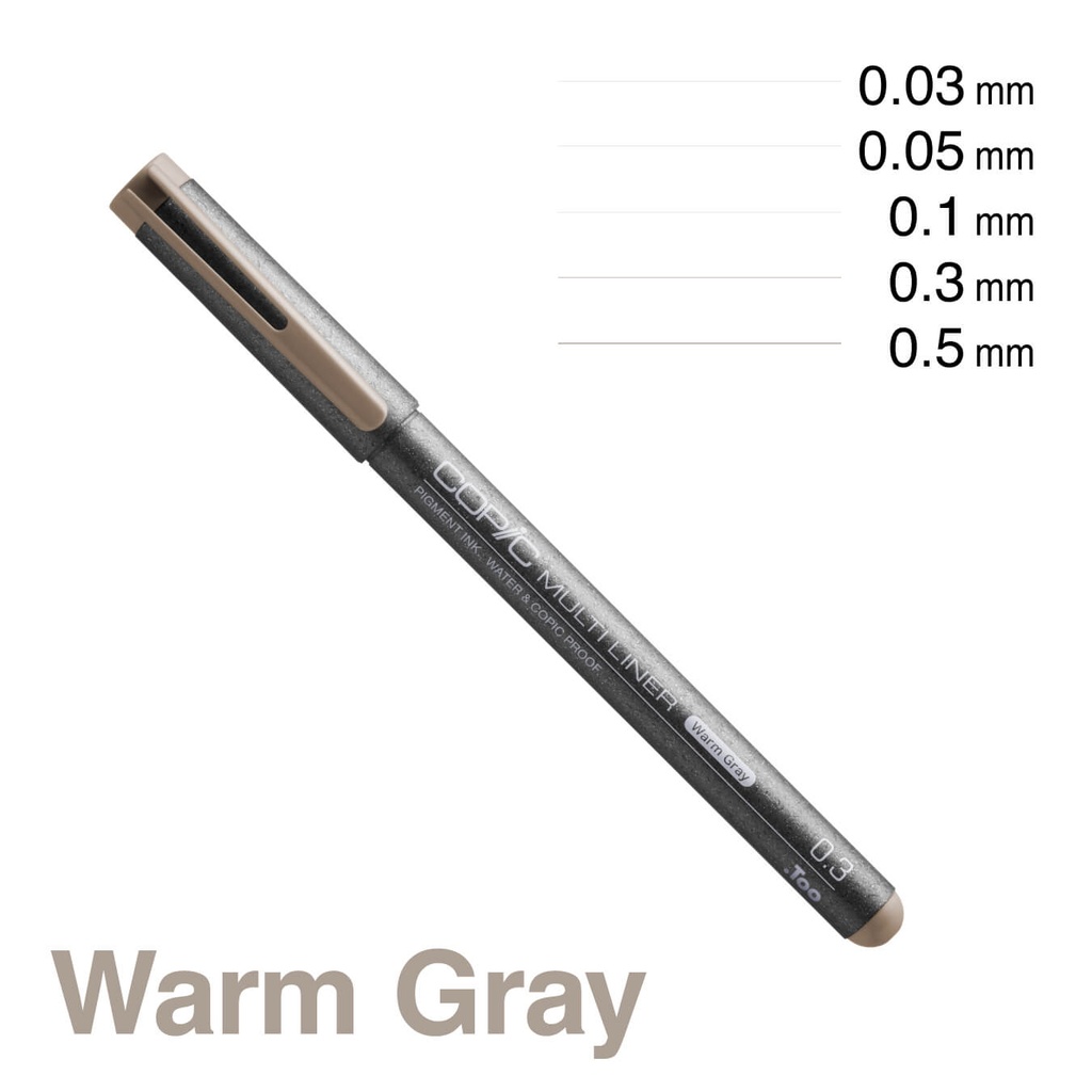 Copic Multiliner Warm Gray 0.03 **ND**