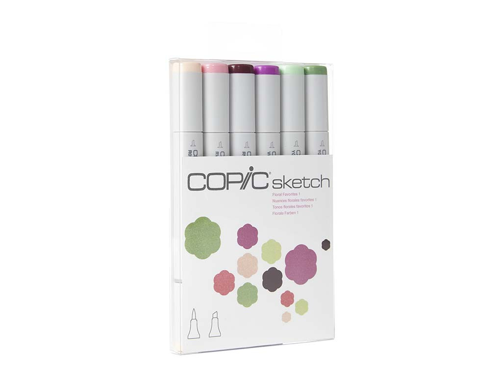 Copic Sketch Set 6pc Floral Favorites 1 **ND**