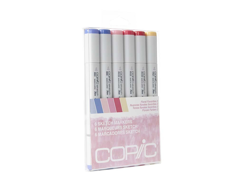 Copic Sketch Set 6pc Floral Favorites 2 **ND**