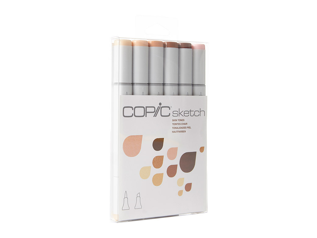 Copic Sketch Set 6pc Skin Tones **ND**
