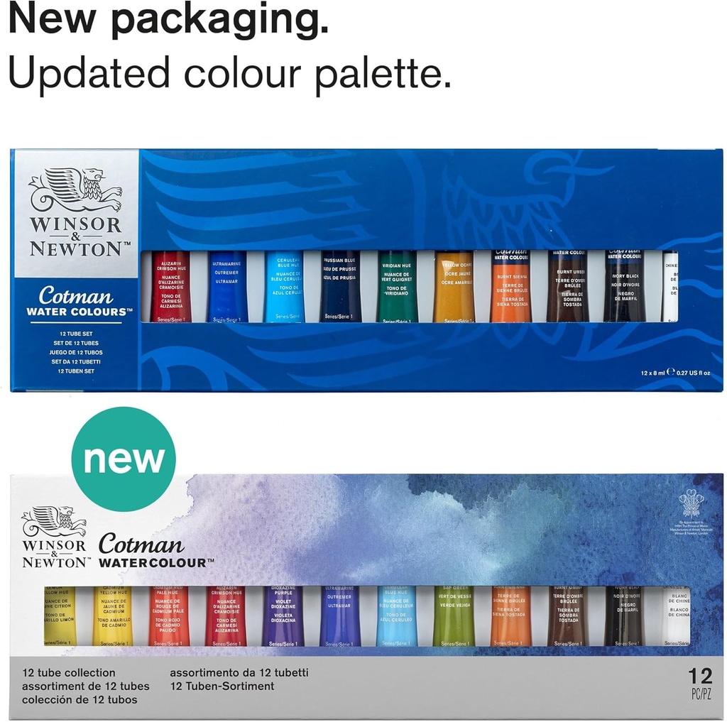 Cotman Watercolour Set 12 Tube