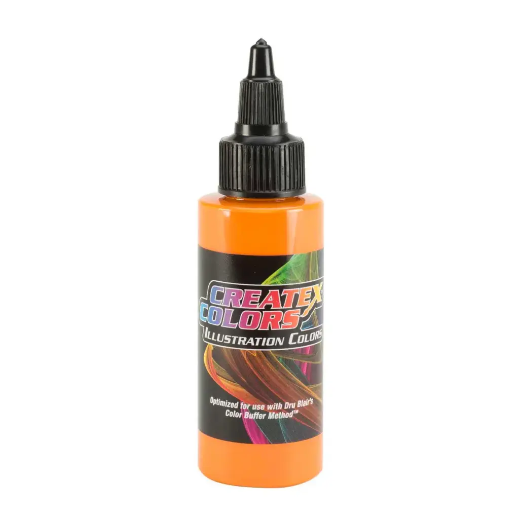 Createx Illustration Opaque Orange 2oz
