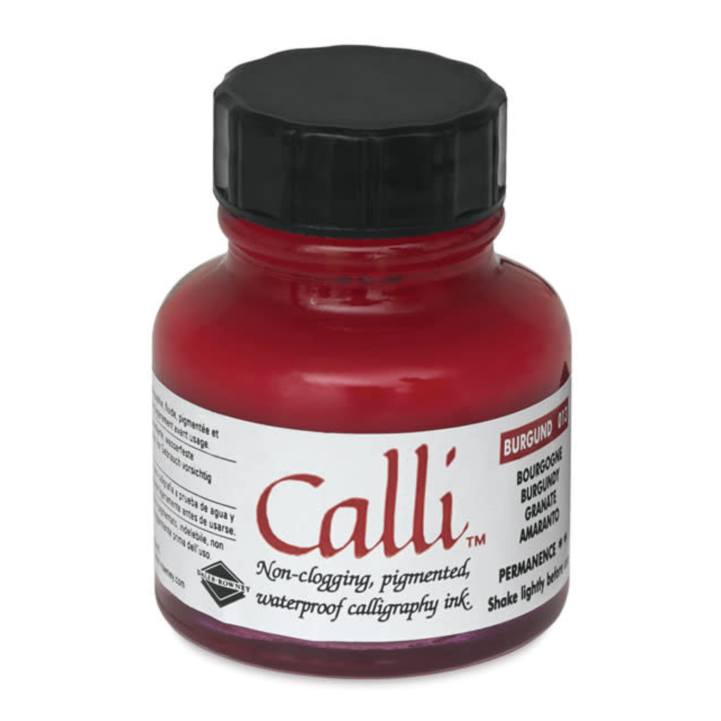 Daler Rowney Calli Inks 1oz Burgandy