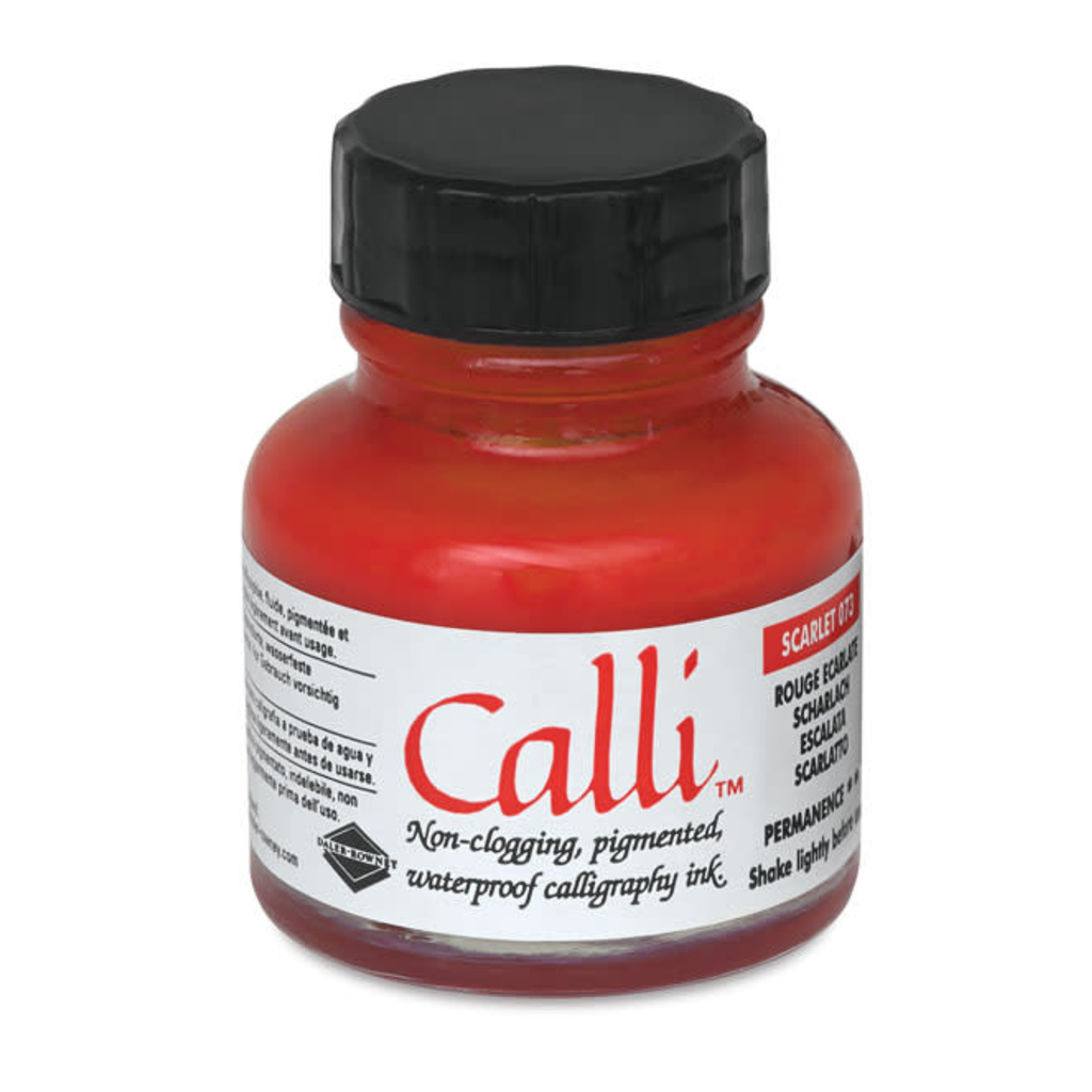 Daler Rowney Calli Inks 1oz Scarlet