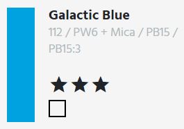 Daler Rowney FW Pearl Inks 1oz Galactic Blue