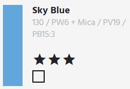 Daler Rowney FW Pearl Inks 1oz Sky Blue