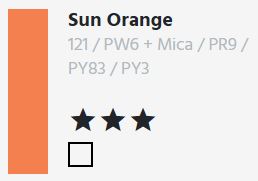 Daler Rowney FW Pearl Inks 1oz Sun Orange