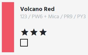 Daler Rowney FW Pearl Inks 1oz Volcano Red