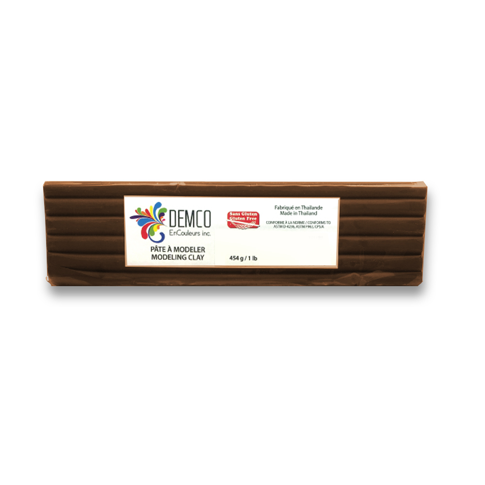 Demco Modeling Clay Brown 454g
