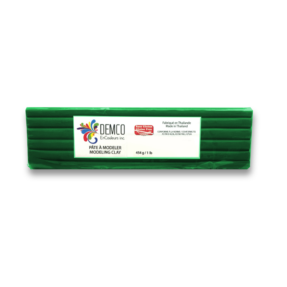 Demco Modeling Clay Dark Green 454g