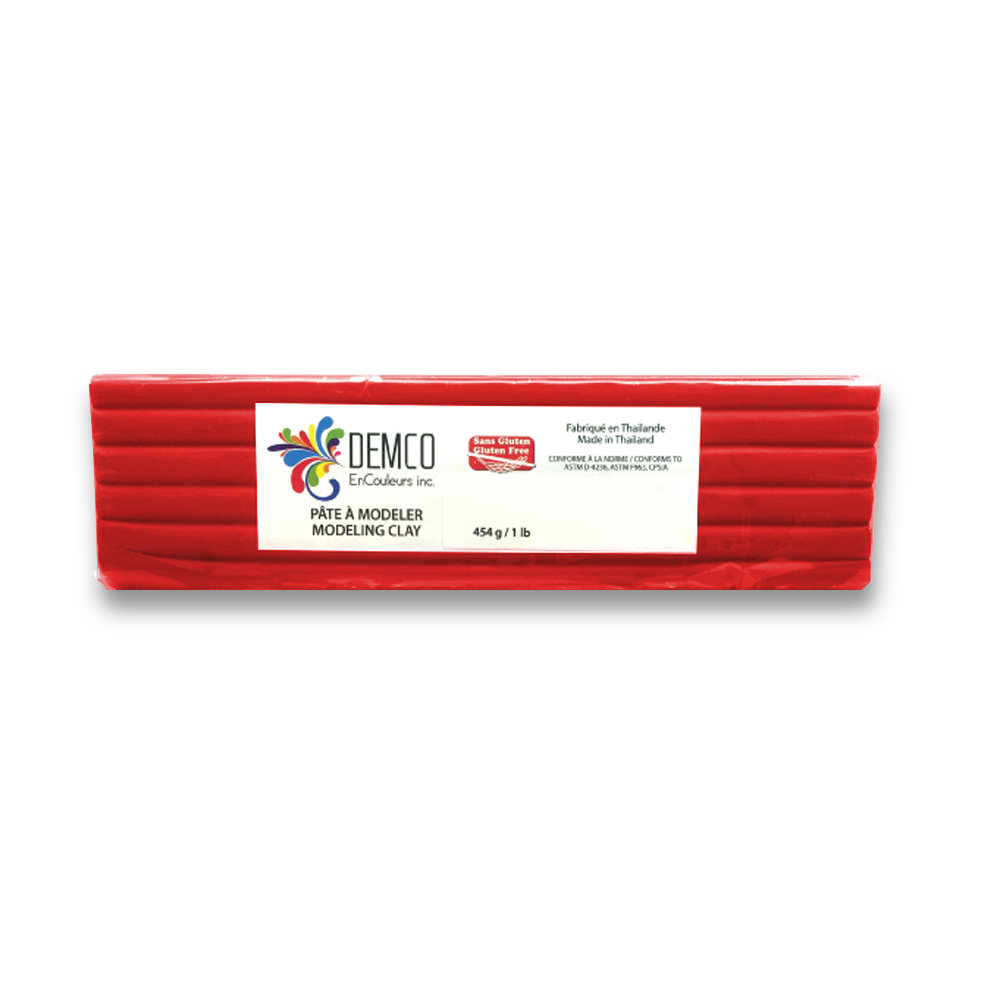 Demco Modeling Clay Red 454g