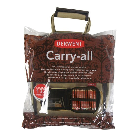 Derwent Carry-All Pencil Case Holds 132 pencils
