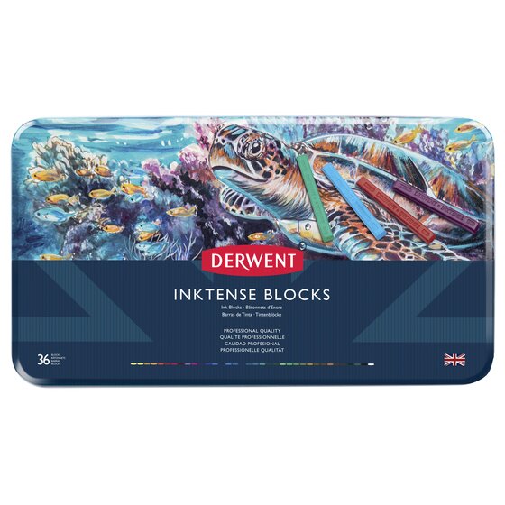Derwent Inktense Blocks Set of 36 Colours