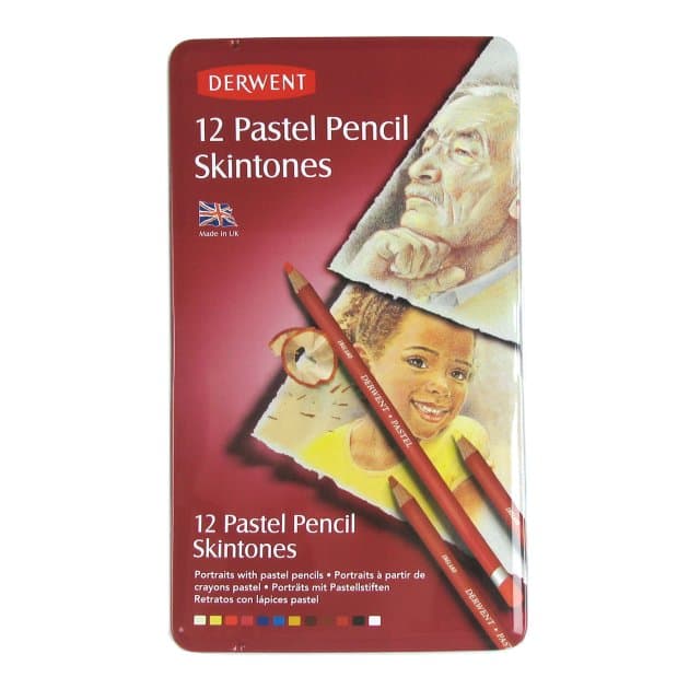 Derwent Pastel Pencil Skintones 12 Colour