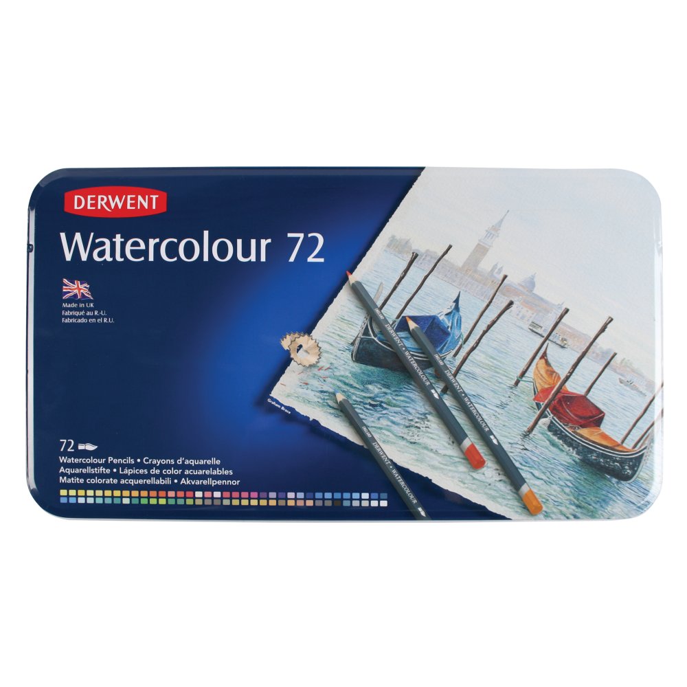 Derwent Watercolour Pencil Set 72