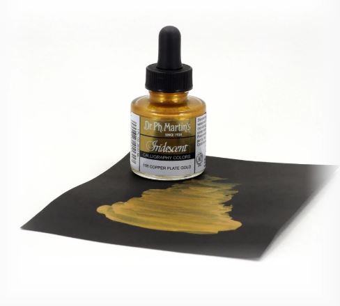 Dr.PH Martin's Iridescent Calligraphy Colours Iridescent Copper Plate *ND*