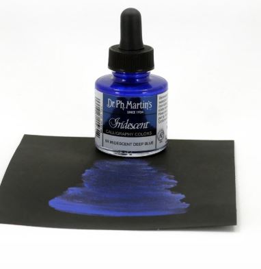 Dr.PH Martin's Iridescent Calligraphy Colours Iridescent Deep Blue *ND*