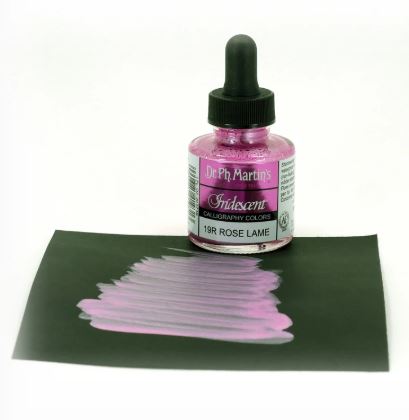 Dr.PH Martin's Iridescent Calligraphy Colours Rose Lame *ND*