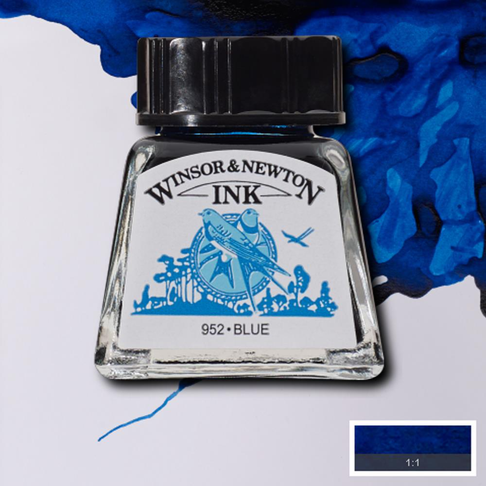 Winsor & Newton Drawing Ink 14ml Blue 