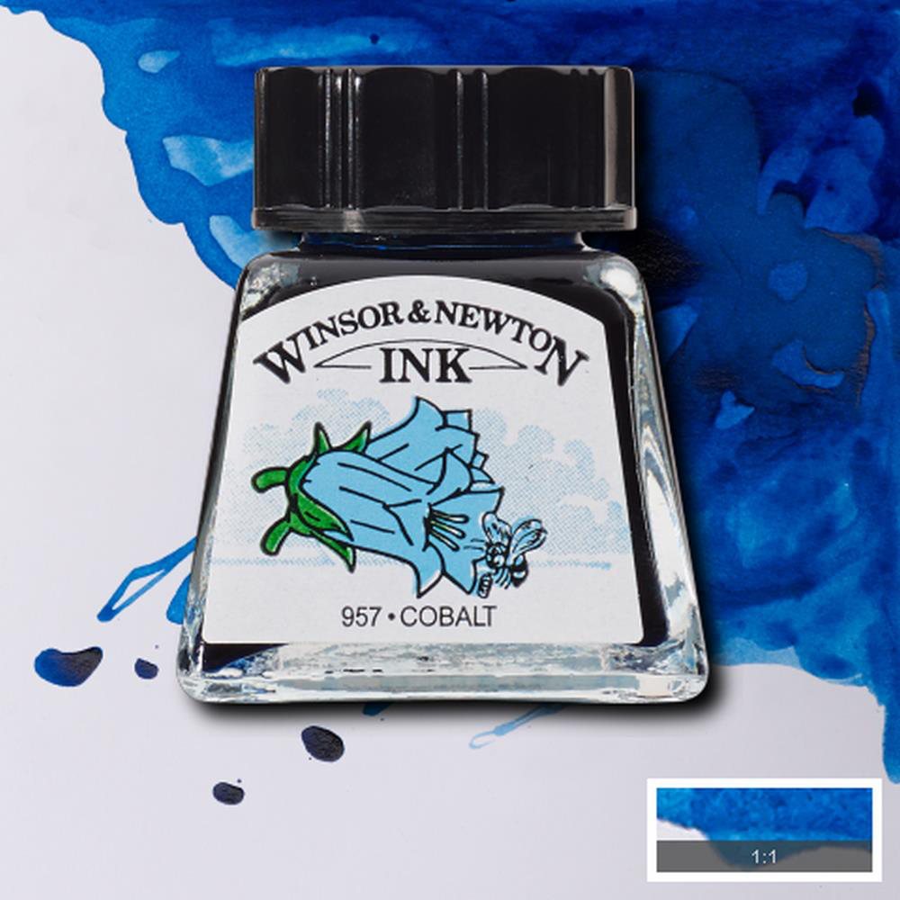 Winsor & Newton Drawing Ink 14ml Cobalt
