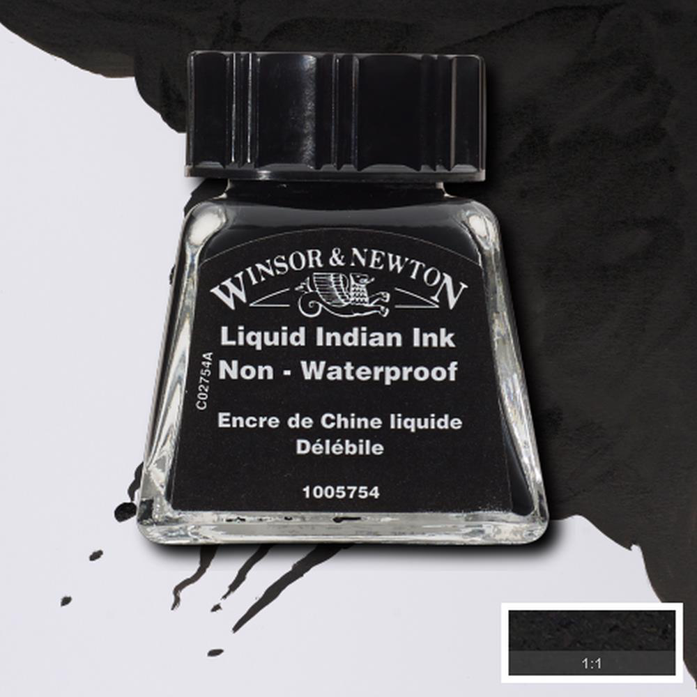 Winsor & Newton Drawing Ink 14ml Liquid Indian Ink  