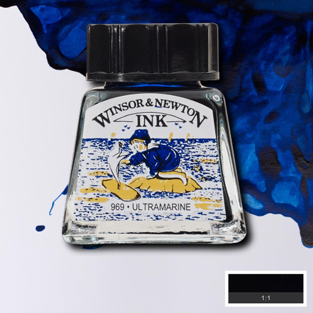 Winsor & Newton Drawing Ink 14ml Ultramarine 