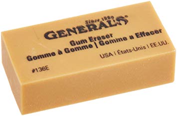 Eraser Art Gum 2x1 General (136E)