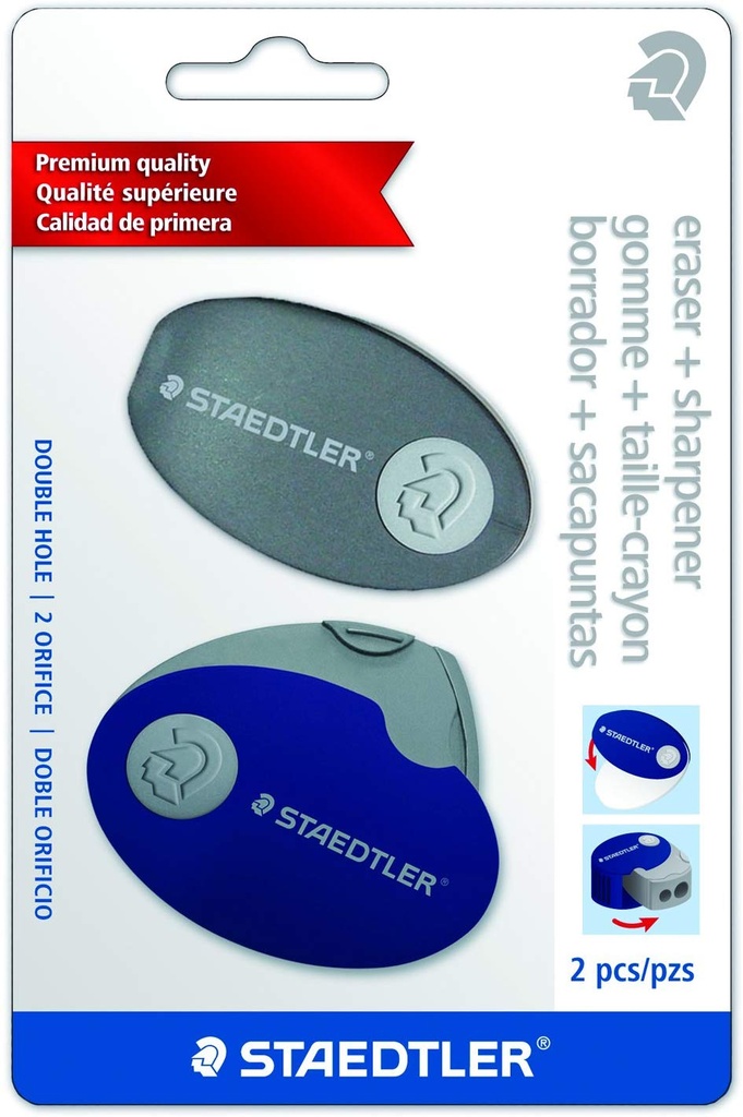 Eraser Staedtler Eraser and Sharpener combo [525-PS2SBK]