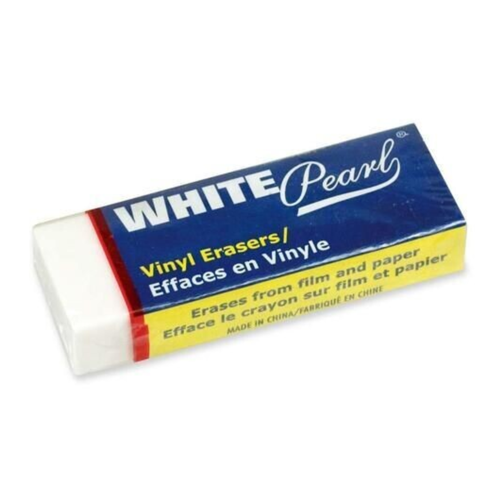 Eraser White Pearl Large