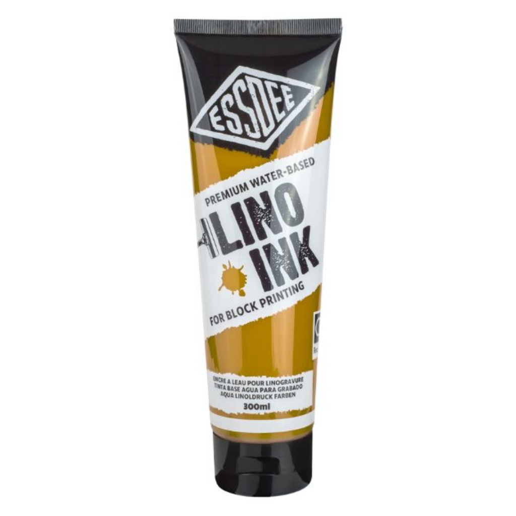 Essdee Block Printing Ink 300ml Yellow Ochre