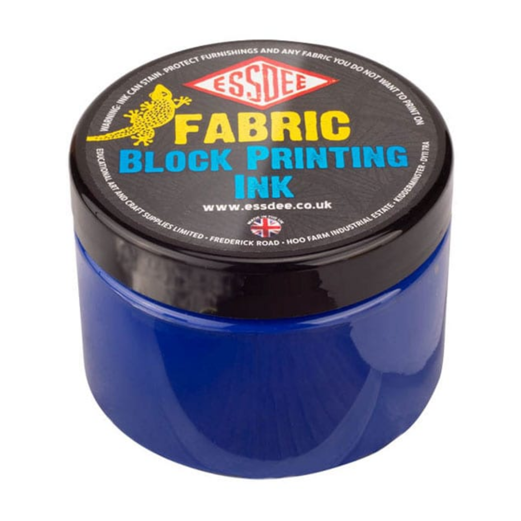 Essdee Block Printing Ink Fabric 150ml Blue