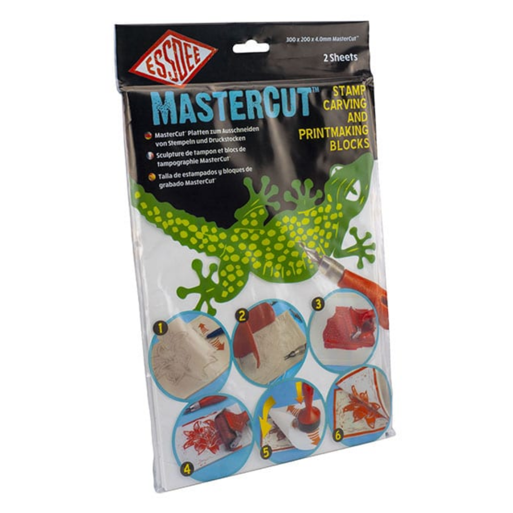 Essdee Mastercut Stamp Carving & Printmaking Blocks 300mmx200mm Two Pack