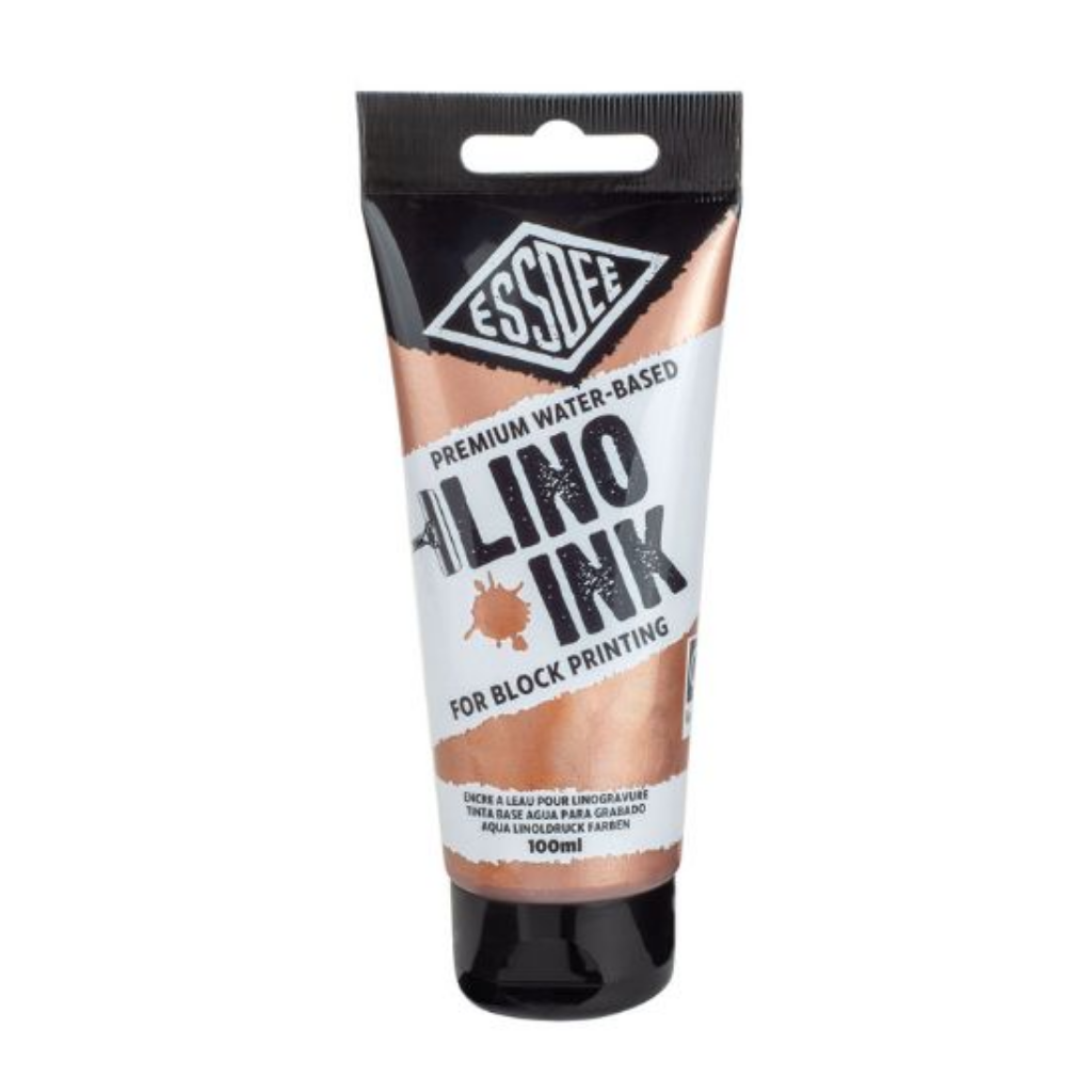 Essdee Premium Water-Based Block Printing Ink Metallic Bronze