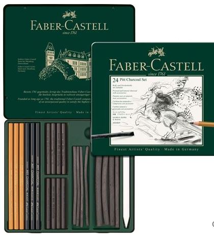 Faber Castell Charcoal Set of 24 **SO**