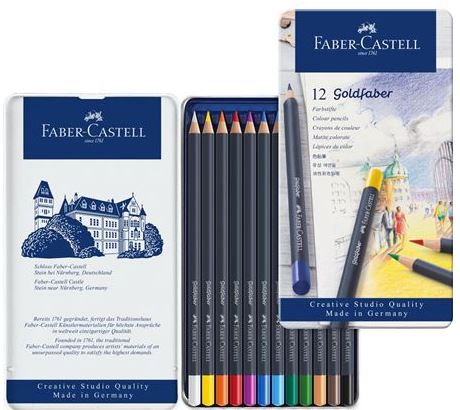 Faber Castell Goldfaber Coloured Pencil Set 12 Colour **ND**