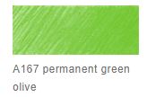 Faber Castell Pastel Pencil #167 Permanent Green Olive