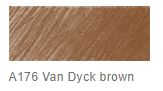 Faber Castell Pastel Pencil #176 Van Dyck Brown