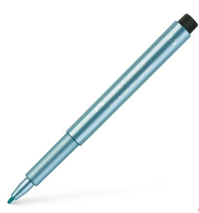 Faber Castell Pitt Pen Blue Metallic 292