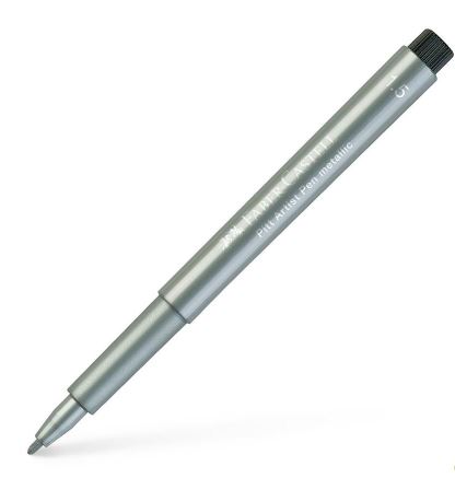 Faber Castell Pitt Pen Silver 251