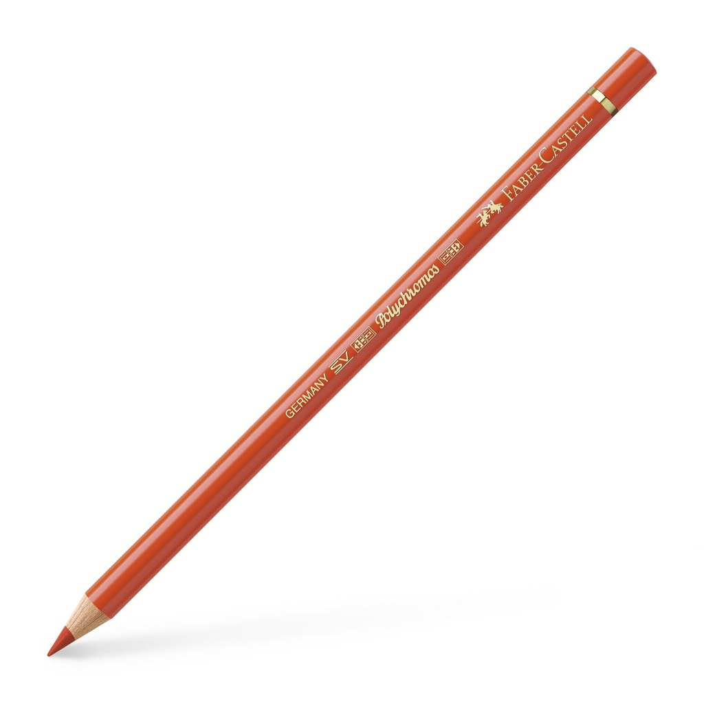 Faber Castell Polychromos Pencil Dark Cadmium Orange