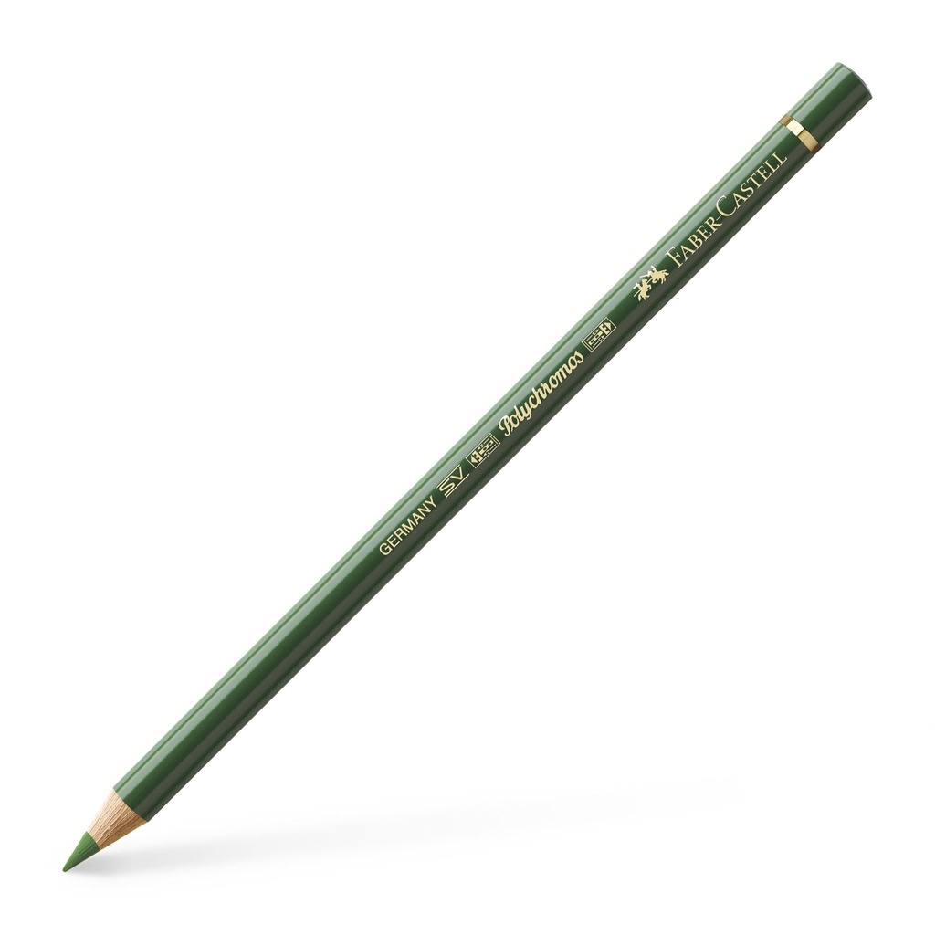 Faber Castell Polychromos Pencil Permanent Green Olive