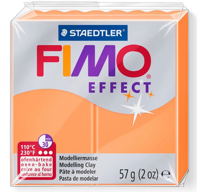 Fimo Effect Modelling Clay 2oz. Neon Orange