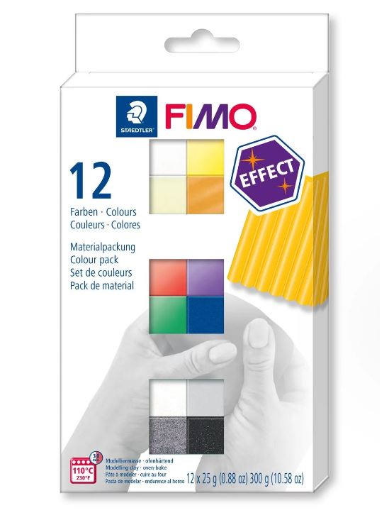 Fimo Effect Set 12 Colours
