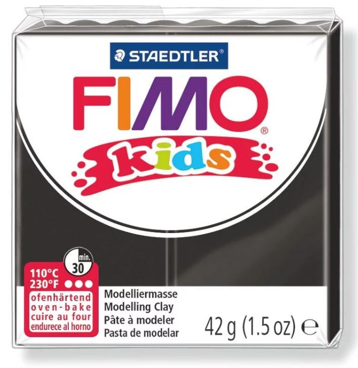 Fimo Kids Modelling Clay 42g Black