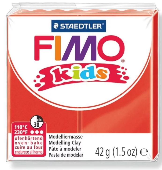 Fimo Kids Modelling Clay 42g Red