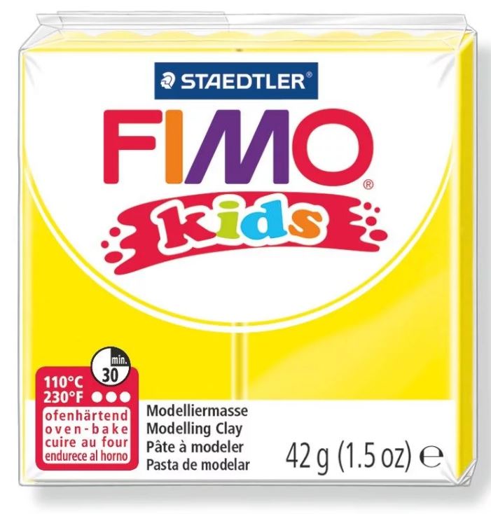 Fimo Kids Modelling Clay 42g Yellow
