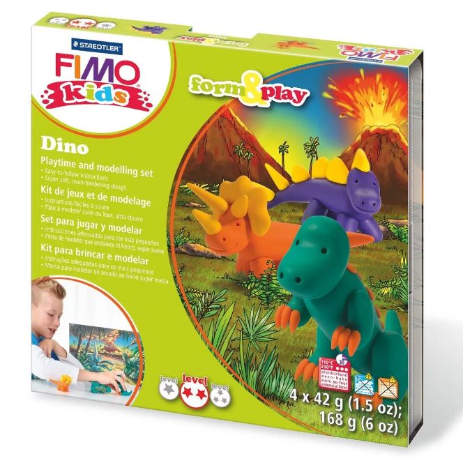 Fimo Kids Modelling Clay Play Set Dino
