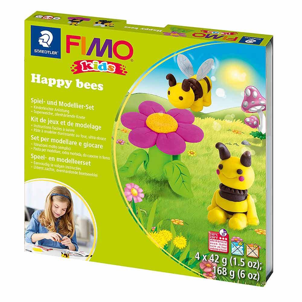 Fimo Kids Modelling Clay Play Set Happy Bees