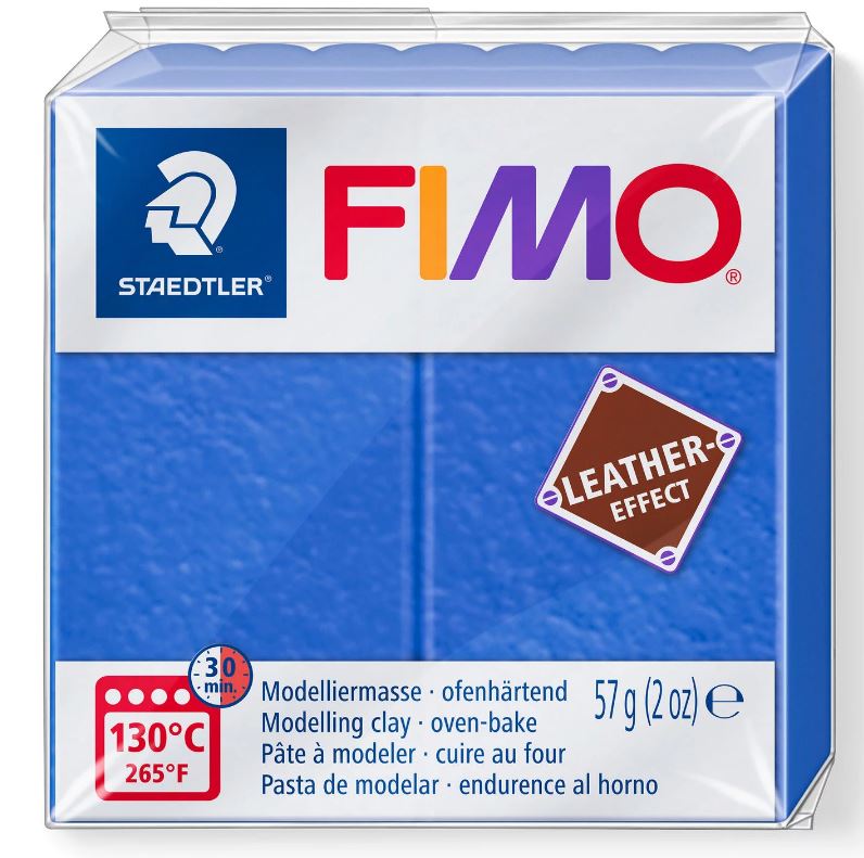Fimo Leather Effect Modelling Clay 2oz. Indigo **ND**